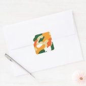 カムフラージュ スクエアシール (封筒)