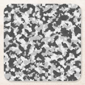 カムフラージュ スクエアペーパーコースター (正面)