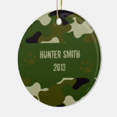 カムフラージュ セラミックオーナメント (左)