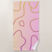 カムフラージュ ビーチタオル (正面)