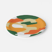 カムフラージュ ペーパープレート (アングル)