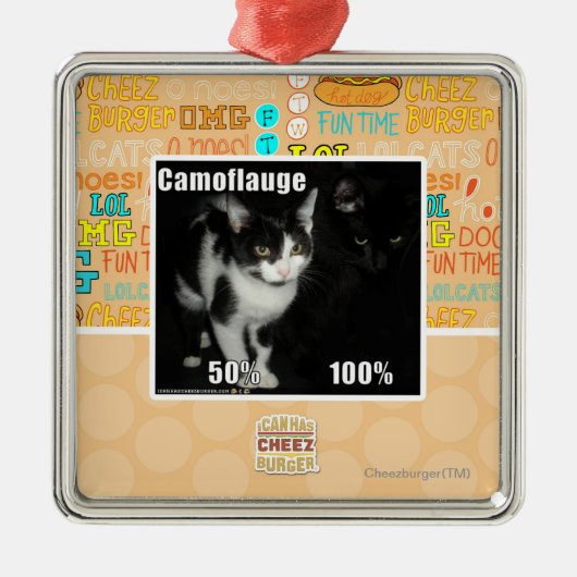 カムフラージュ メタルオーナメント (正面)