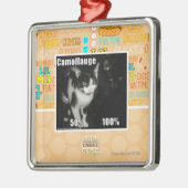 カムフラージュ メタルオーナメント (左)