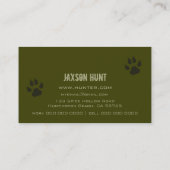 カムフラージュ 名刺 (裏面)