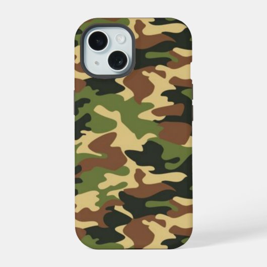 カムフラージュ iPhone 15ケース (裏面)