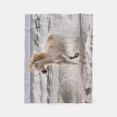 カムリグランニングホースのサーフ外 フリースブランケット (正面)