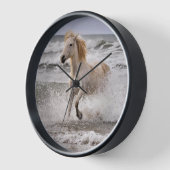 カムリグランニングホースのサーフ外 壁時計 (傾斜)