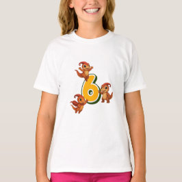 カムリ恐竜の誕生日Tシャツ – 6歳用 Tシャツ