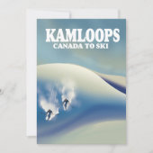 カムループス カナダ スキーへ セーブザデート (正面)