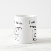 カム周期表の名前のマグ コーヒーマグカップ (中央)
