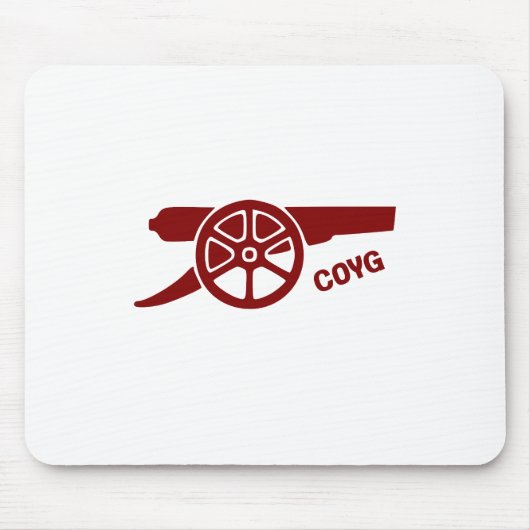 カム・オン・ユー・ガナーズ COYG マウスパッド (正面)