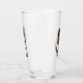 カメおもしろいの冷たいモノグラム タンブラーグラス (左)