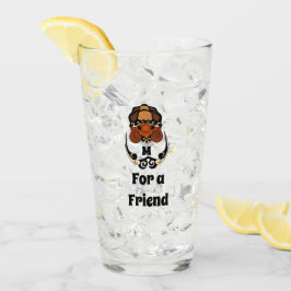 カメおもしろいの冷たいモノグラム タンブラーグラス