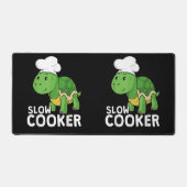 カメおもしろいスロークッカー料理亀 デスクマット (正面)