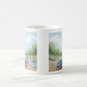 カメおもしろいス コーヒーマグカップ (中央)