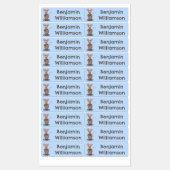 カメおもしろいラ漫画のラッパーソナライズされたト ラベル (シート)