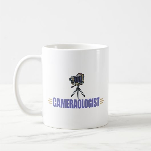 カメおもしろいラ コーヒーマグカップ (左)