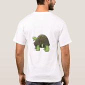 カメおやじの面白Tシャツ Tシャツ (裏面)