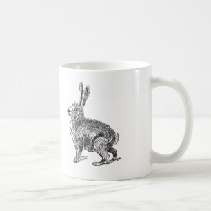 カメおよびノウサギのマグ コーヒーマグカップ