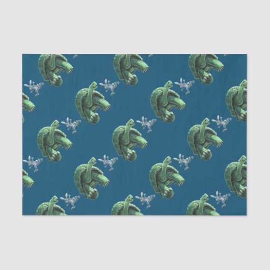 カメおよびノウサギの芸術 薄葉紙 (正面)