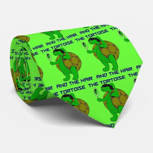 カメおよびヘアタイ ネクタイ (ロール)