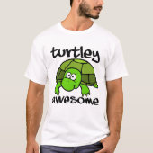 カメがステキな面白Tシャツ Tシャツ (正面)