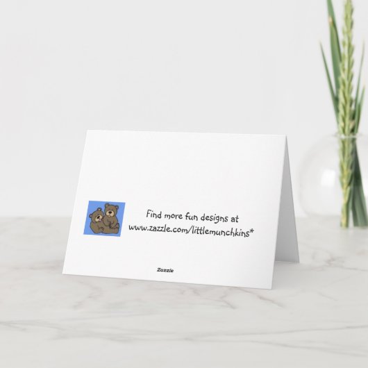 カメが付いているパーソナライズなイースターカード シーズンカード (裏面)