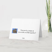 カメが付いているパーソナライズなイースターカード シーズンカード (裏面)