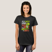 カメが甲羅を失ったら 描かれたカメ ト Tシャツ (正面フル)