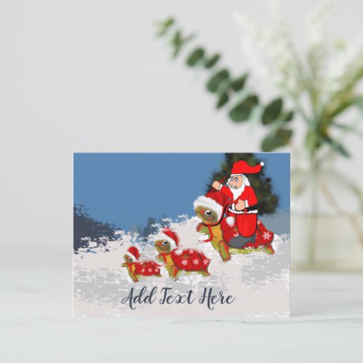 カメそり ポストカード (スタンド正面)