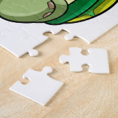 カメとシェル&コーヒー行く ジグソーパズル (側面)