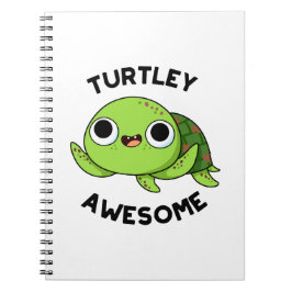 カメに最高に面白いパンクなTurtle Pun ノートブック