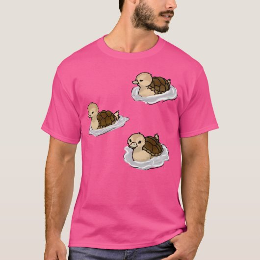 カメのアヒル Tシャツ (正面)