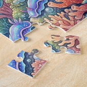 カメのイラスト ジグソーパズル (側面)