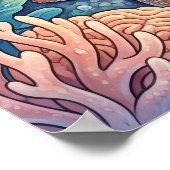 カメのイラスト ポスター (角)