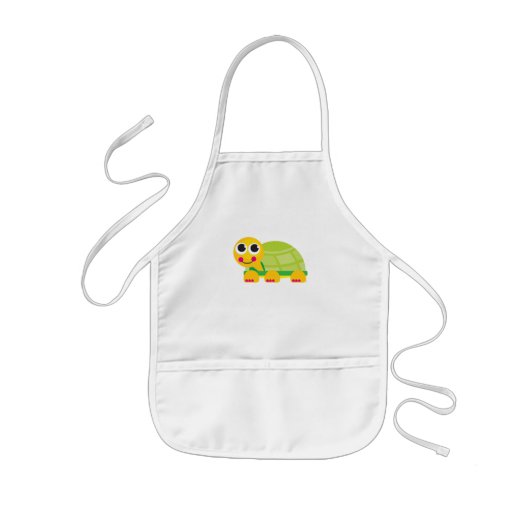 カメのエプロン 子供用エプロン (正面)
