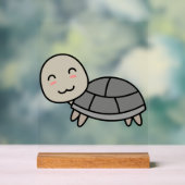 カメのキャラクター動物 アクリルサイン (ニュートラル)