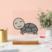カメのキャラクター動物 アクリルサイン (ウェディング)