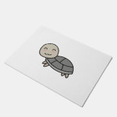 カメのキャラクター動物 ドアマット (アングル)
