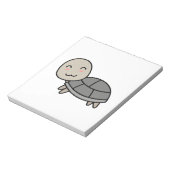 カメのキャラクター動物 ノートパッド (回転)