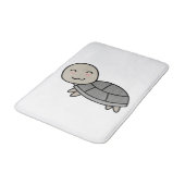 カメのキャラクター動物 バスマット (アングル)