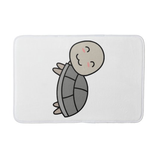 カメのキャラクター動物 バスマット (正面)