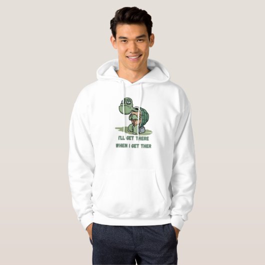 カメのキャラクターTシャツ パーカ (正面フル)
