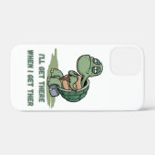 カメのキャラクターTシャツ Case-Mate iPhoneケース (裏面 (横))