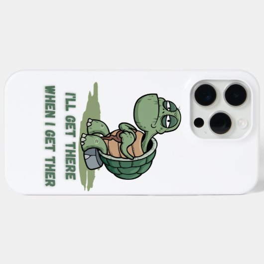 カメのキャラクターTシャツ Case-Mate iPhoneケース (裏面 (横))