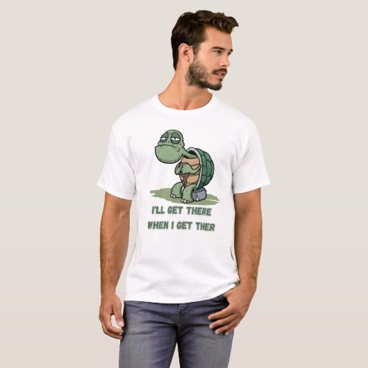 カメのキャラクターTシャツ Tシャツ (正面フル)