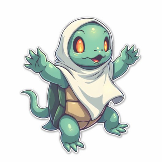 カメのゴースト シール (正面)
