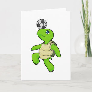 カメのサッカープレーヤー サッカー カード