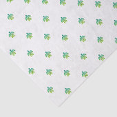 カメのティッシュ-緑 薄葉紙 (詳細)