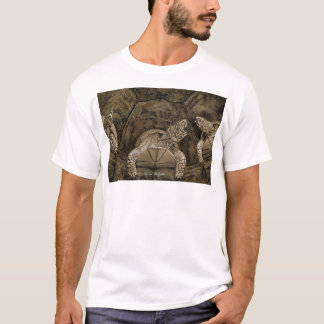 カメのトークボックス カメ 自然アート Tシャツ